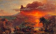 Frederic Edwin Church Oil Study of Cotopaxi Frederic Edwin Church oil painting reproduction